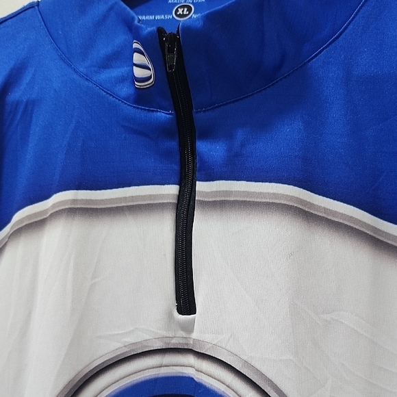 Elite Blue and White Men's Performance Jersey - Picture 6 of 10
